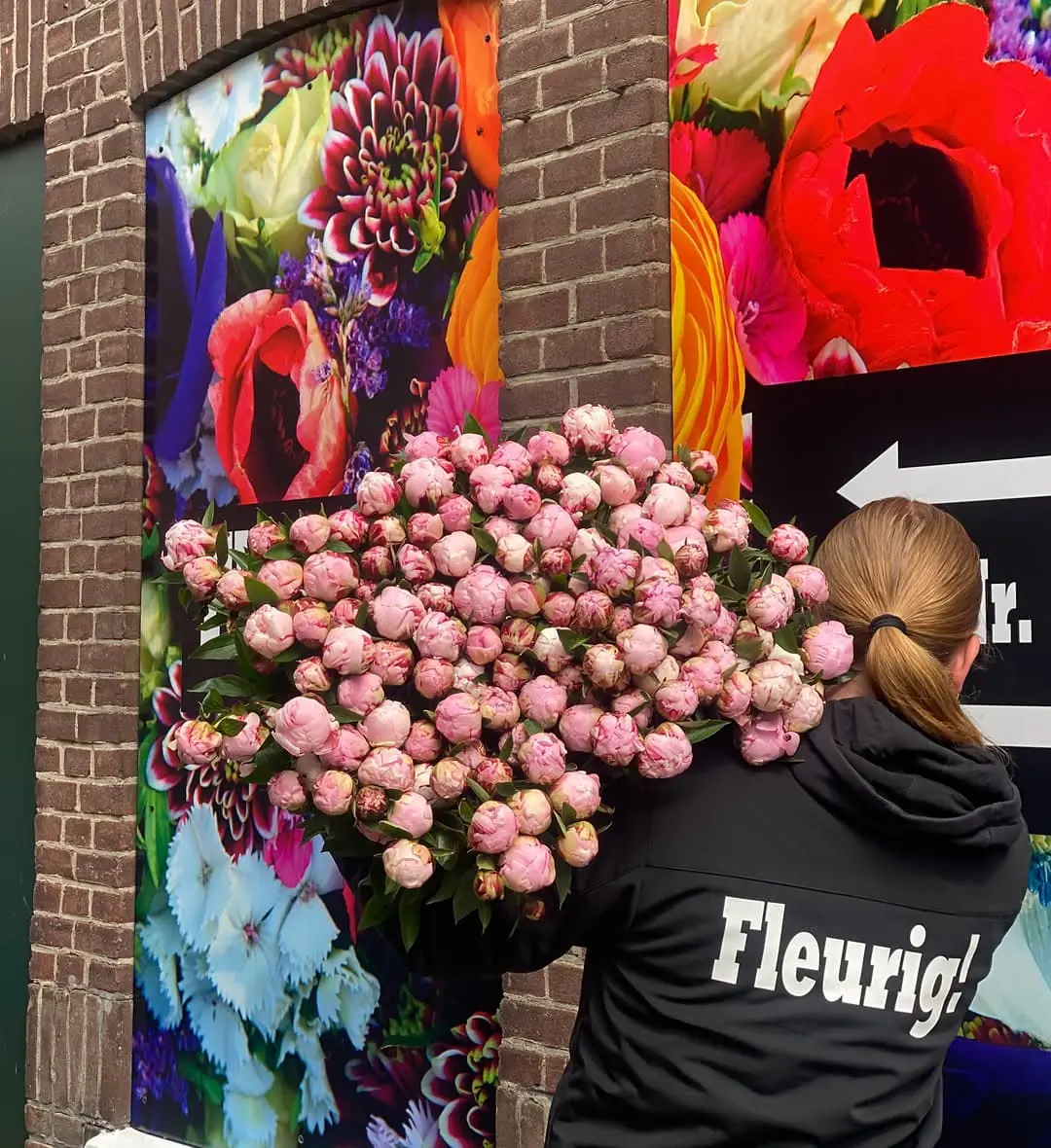 Een boeket dat klaarstaat